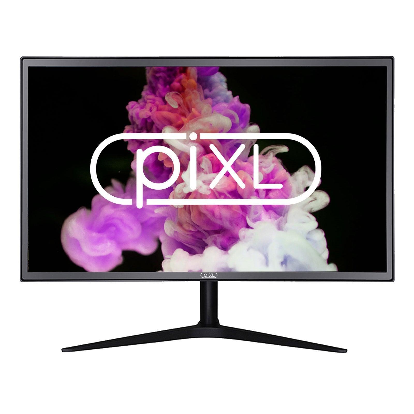 piXL CM238E11 24 Inch Monitor, LED Widescreen, 5ms Response Time, 60Hz Refresh Rate, Full HD 1920 x 1080, VGA, HDMI, 16.7 Million Colour Support, VESA Mount, Black Finish-PCR Business Solutions Ltd